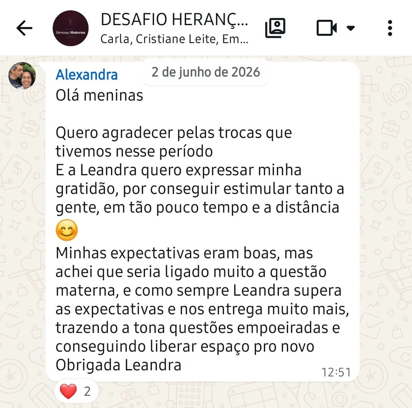 Depoimento Alexandra